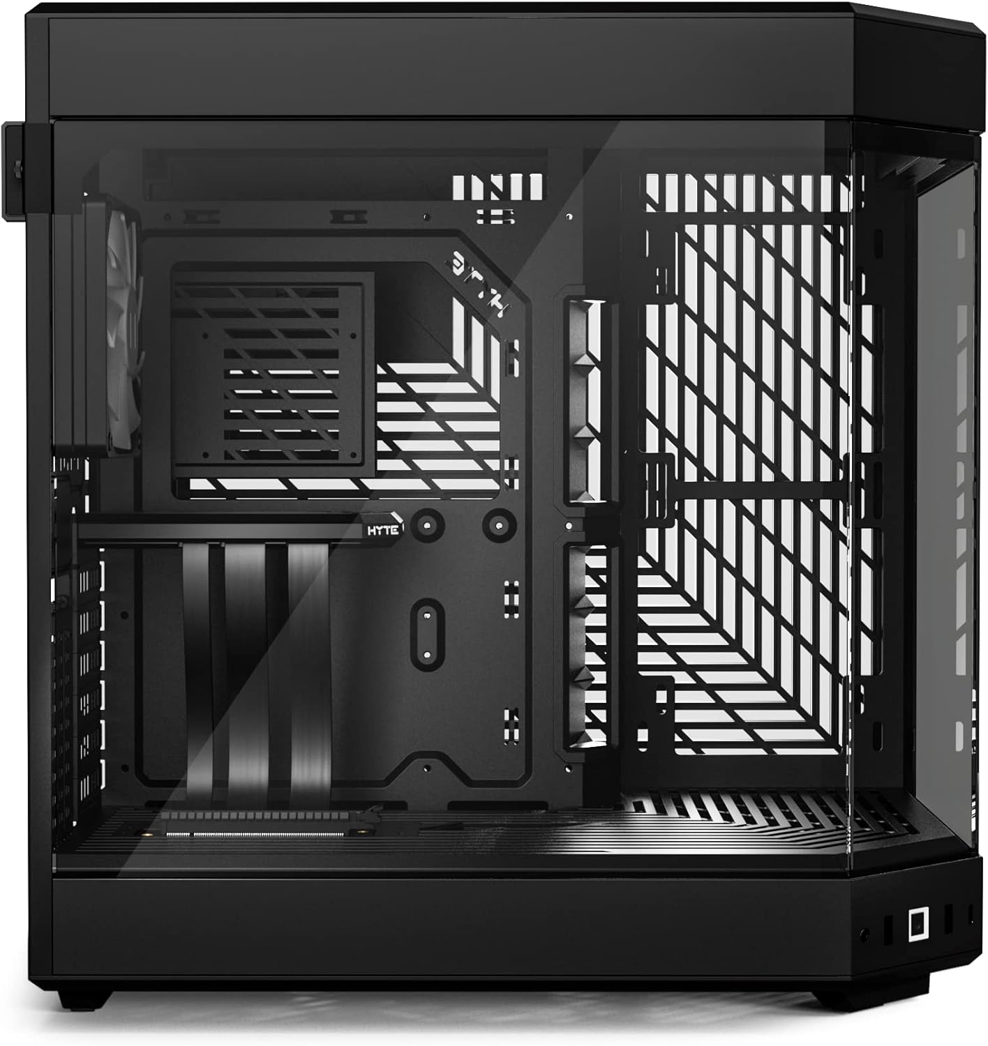 HYTE Casing Y60 Modern Aesthetic Dual Chamber Panoramic ATX Mid-Tower HYTE Casing Y60 Modern Aesthetic Dual Chamber Panoramic ATX Mid-Tower